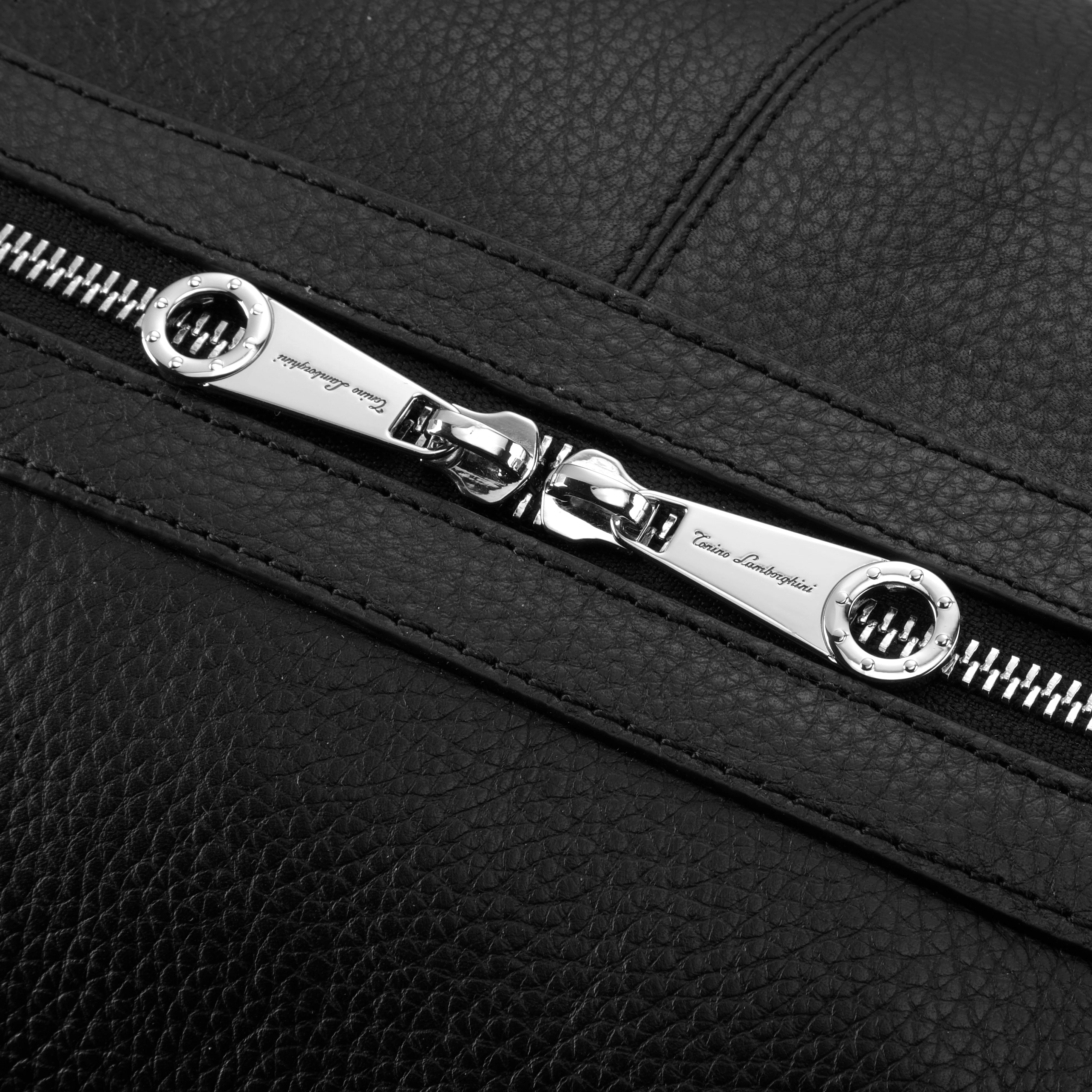 Double Handle Briefcase one compartment Velocità Black / Red - Image 5